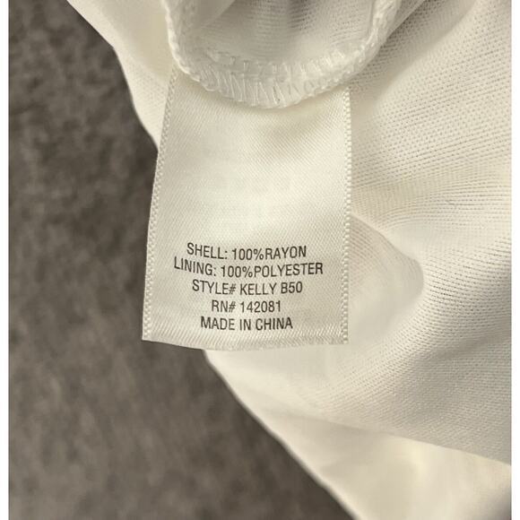 Mi Ami Kelly Striped Wide Leg Asymmetrical Hem Pants Womens Size Medium Rayon - Picture 4 of 9